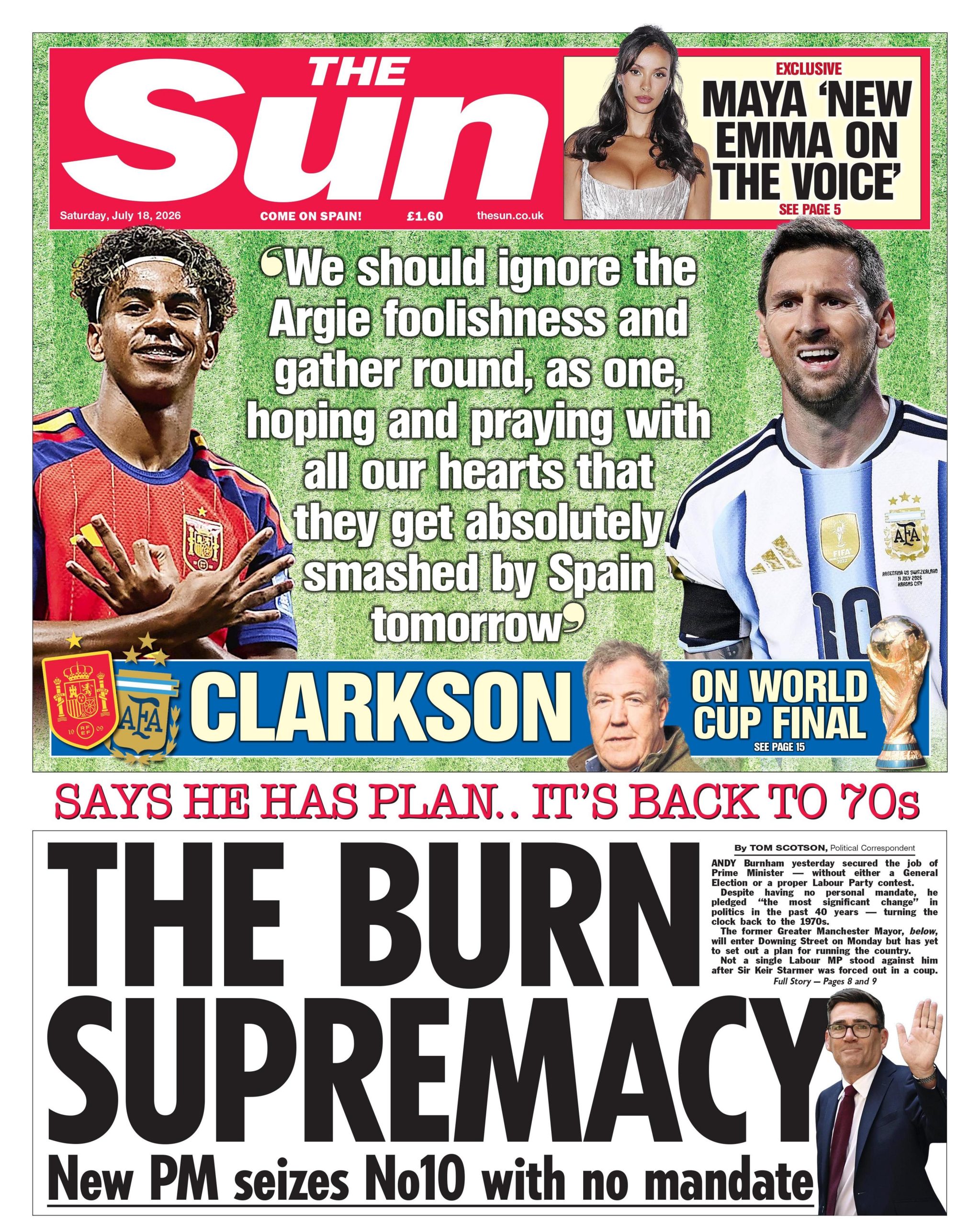 ‘The Burn supremacy’ and ‘Spice up your wife’
