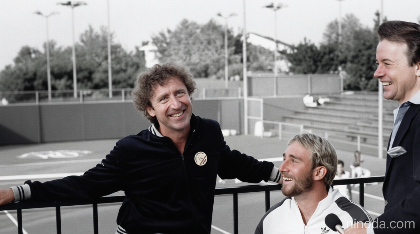 The man who invented a sport and played tennis with Willy Wonka