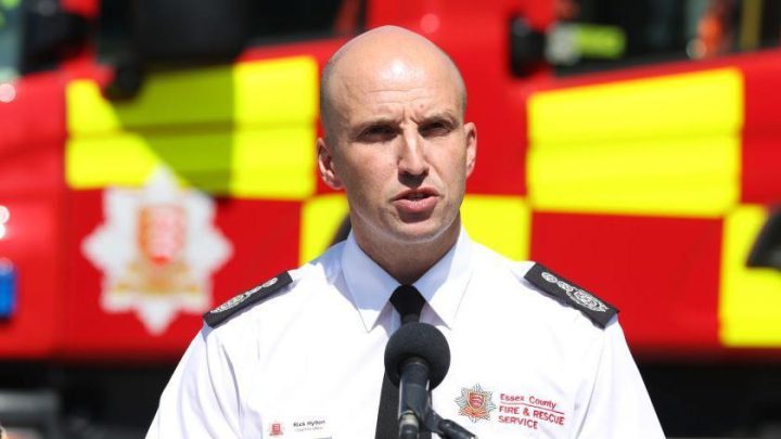 Twenty firefighters taken to hospital after explosion