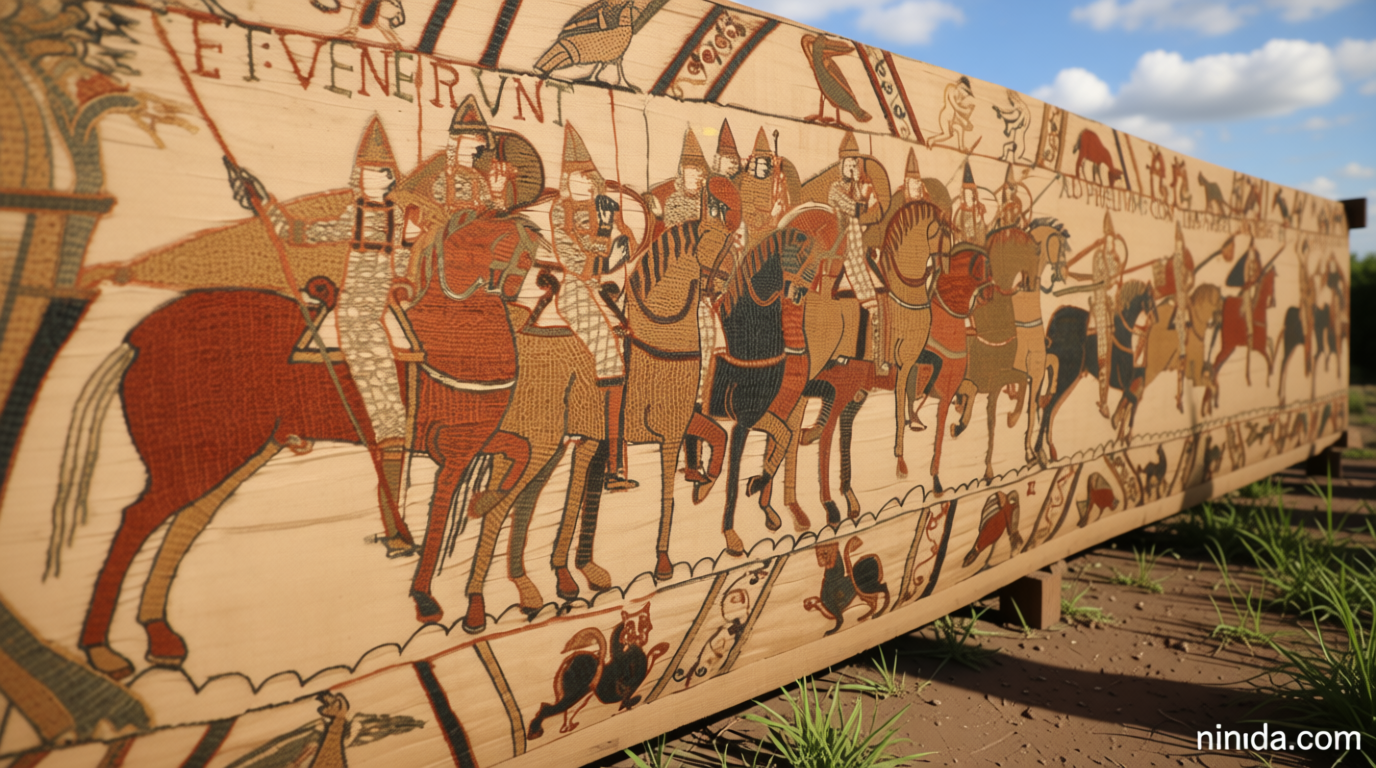 Tens of thousands rush for tickets to see Bayeux Tapestry in UK