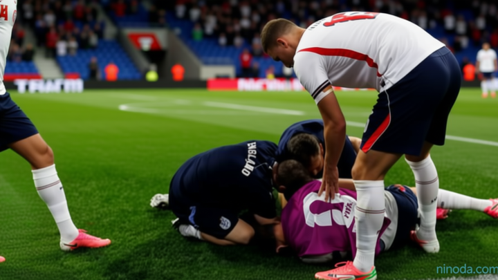 Henderson injured in England celebrations
