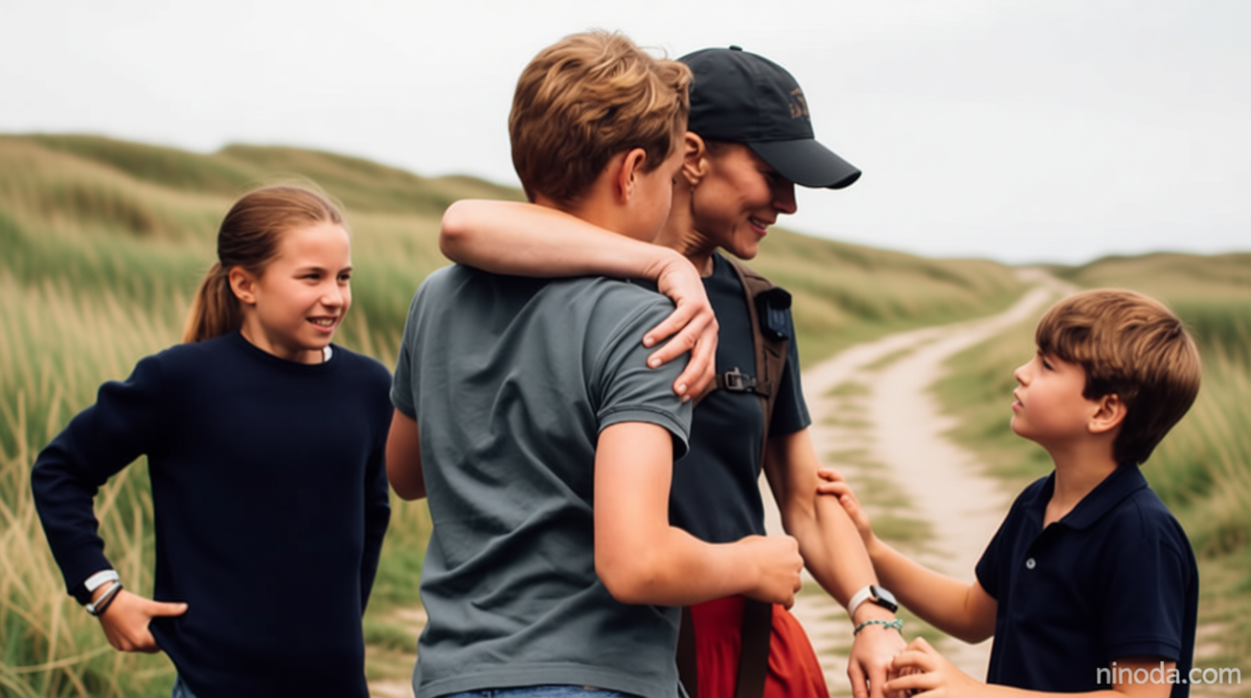 Catherine shares photos reuniting with family after Three Peaks Challenge
