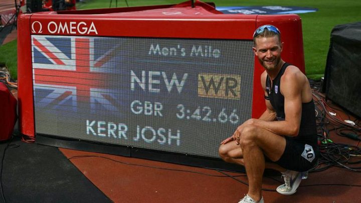 Britain’s Kerr breaks 27-year mile world record in London