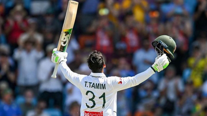 Hasan hits Bangladesh’s first century in Australia