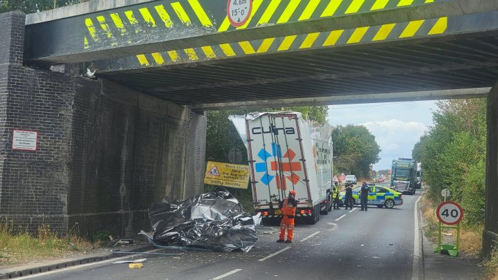 ‘Britain’s most bashed’ bridge hit twice in two days
