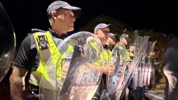 How anti-migrant boat protests were organised and who is behind them