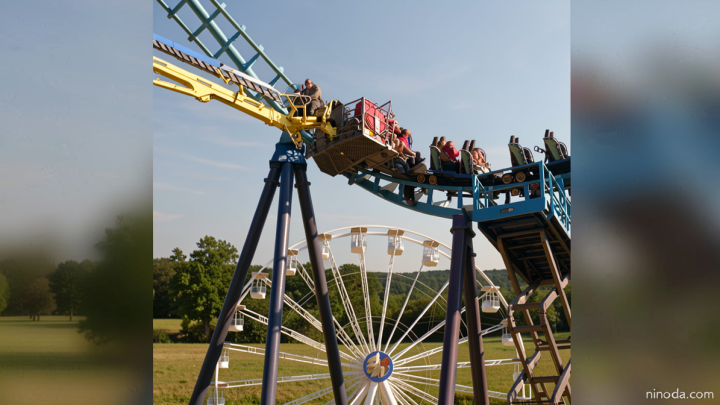 Twenty-seven people rescued from rollercoaster